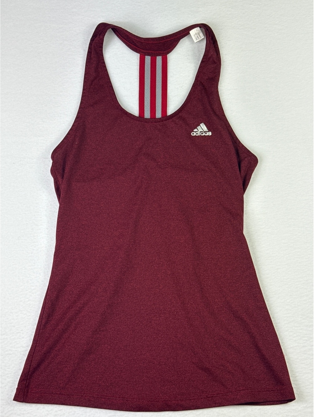 Adidas Climalite Racerback Tank Top in Burgundy, Size Small